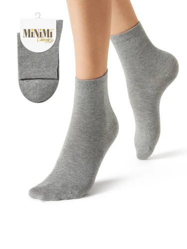 MINIMI носки женские мини котон 1202 grigio chiaro р.39-41